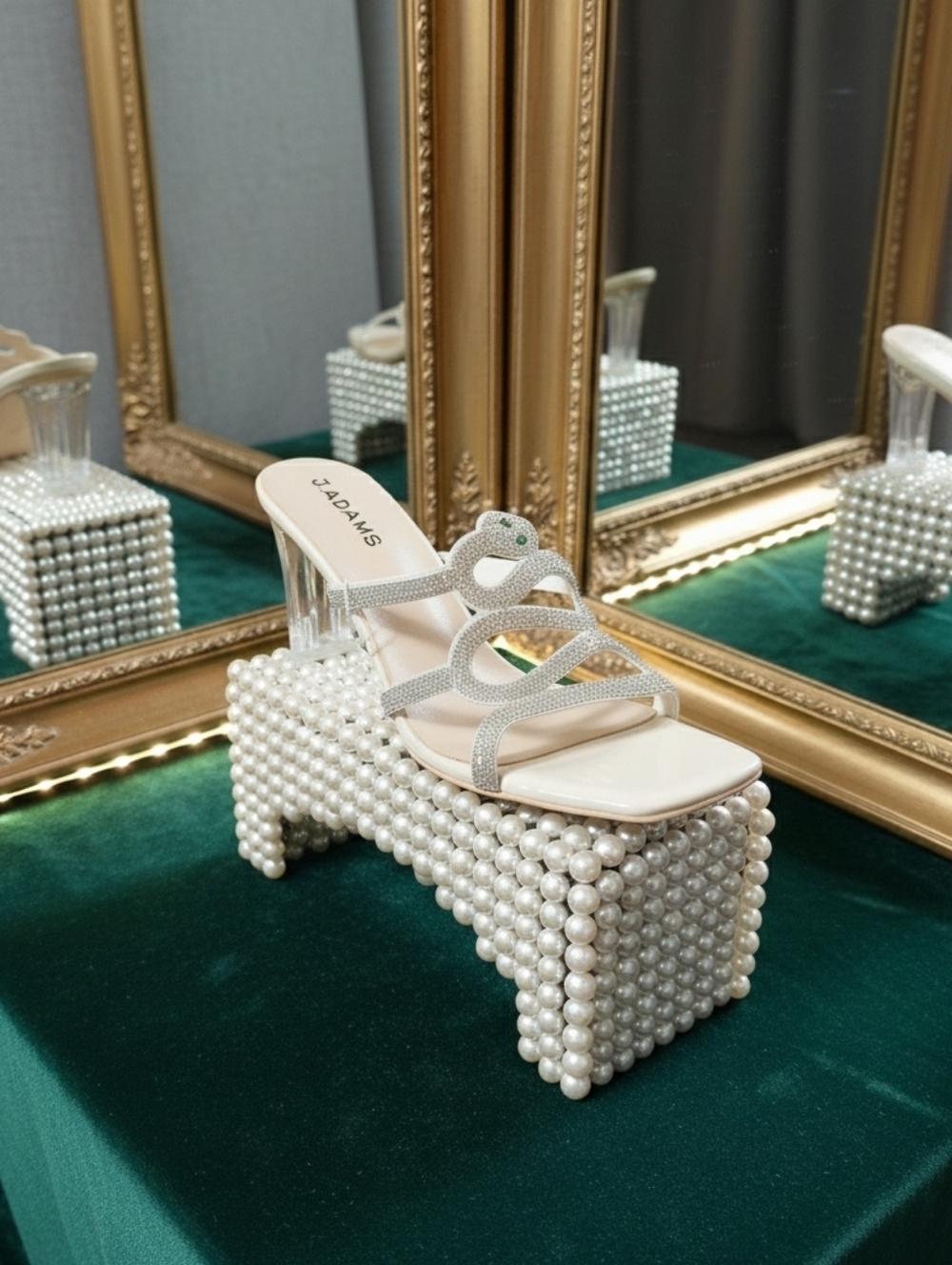 🦋NEWLY ADDED🦋Isla Crystal Snake Embellished Slide